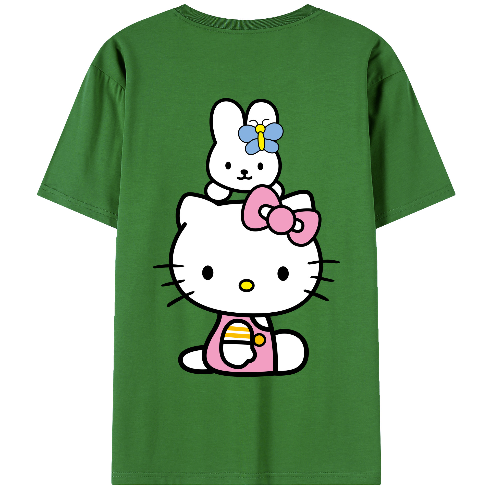 （画像用） Hello Kitty ハローキティ レディース半袖Tシャツ(バックプリント)